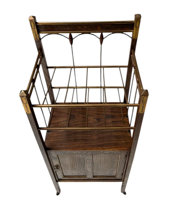 Arts & Crafts Art Nouveau Magazine Stand by Meubelmagazijn Rembrandt Amsterdam